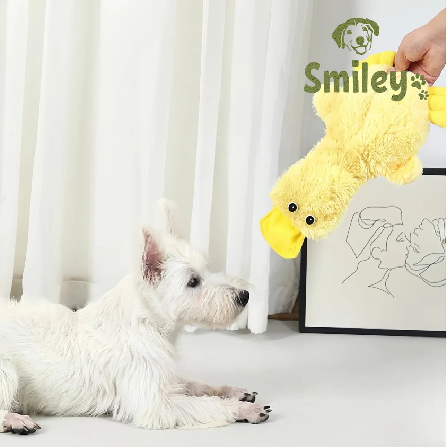 Smiley Squeaky Duck